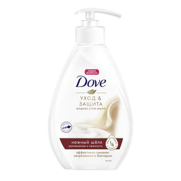 Крем-мыло жидкое Нежный шелк Dove/Дав 250мл