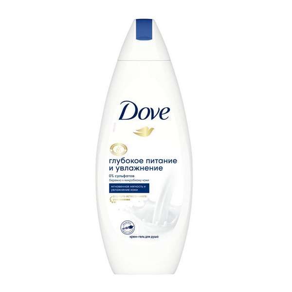 Крем-гель для душа Глубокое Питание и увлажнение Dove/Дав 250мл