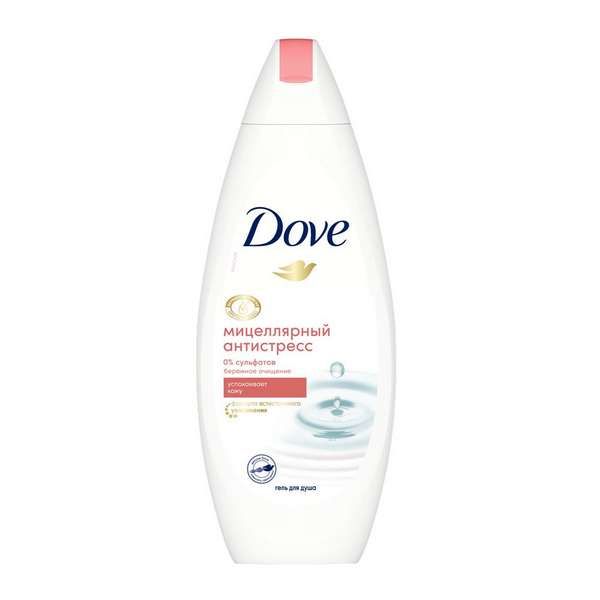 Гель для душа бессульфатный мицеллярный Антистресс Dove/Дав 250мл