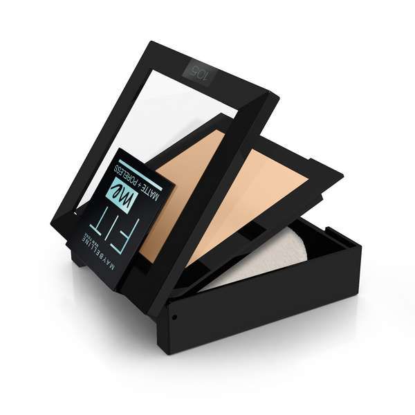 Пудра матирующая натурально-бежевый Fit Me Maybelline/Мэйбиллин тон 105