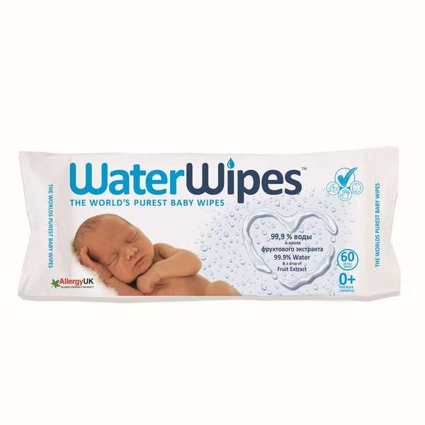 Салфетки влажные детские WaterWipes 60шт