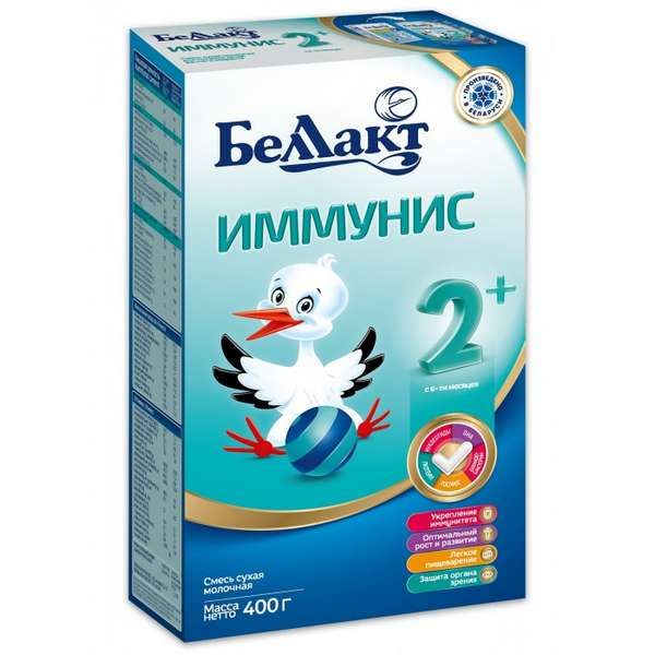 Сухая молочная смесь Иммунис-2+ Беллакт 400г