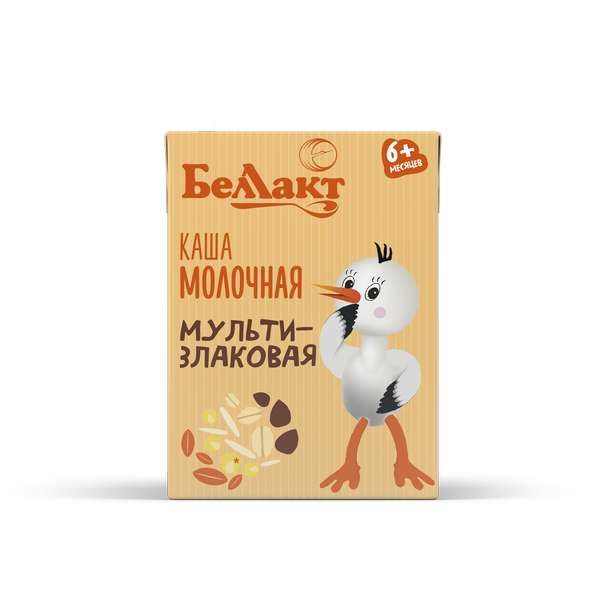 Каша молочная стерилизованная для питания детей раннего возраста мультизлаковая Беллакт 207г фото №5