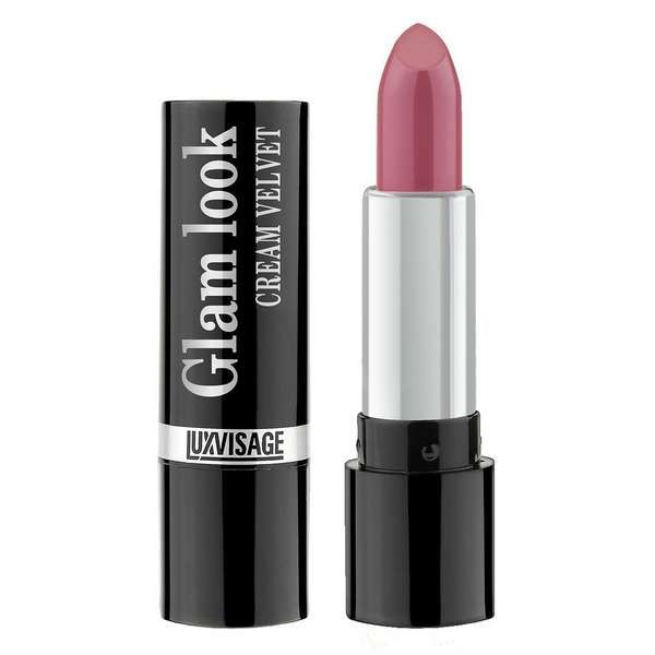 Губная помада тон 334 Ежевичный коктейль Glam Look cream velvet Luxvisage 4г