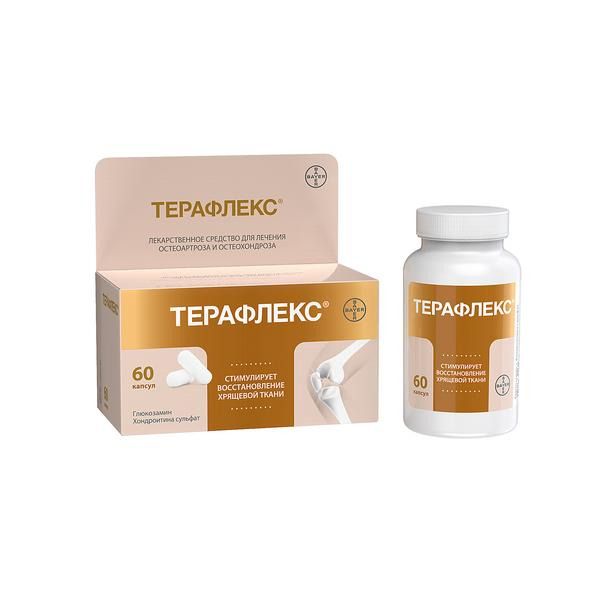 Терафлекс капсулы 500мг+400мг 60шт