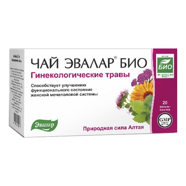 Чай гинекологические травы Био Эвалар фильтр-пакеты 1,5г 20шт