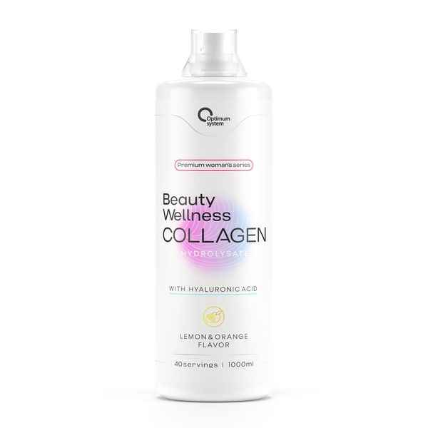 Коллаген Wellness Beauty лимон и апельсин Optimum System/Оптимум систем 1л