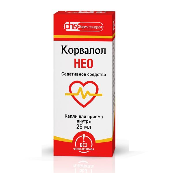 Корвалол Нео капли для приема внутрь 25мл