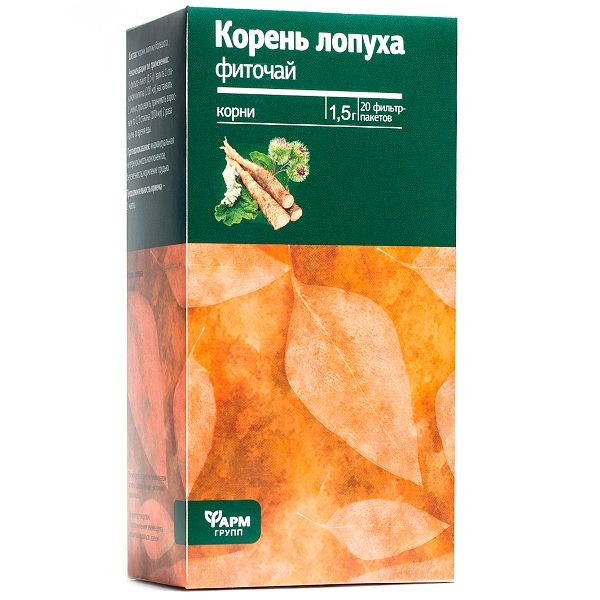 Лопуха корень ФармГрупп фильтр-пакет 1,5г 20шт