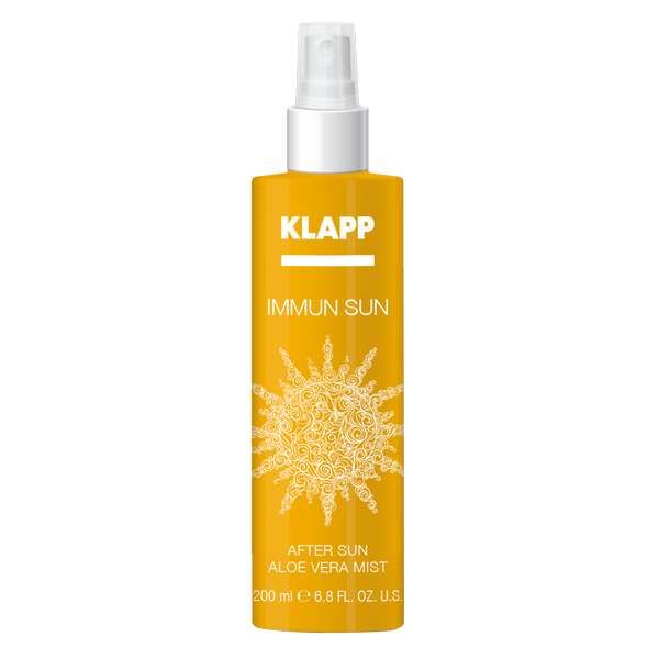 Спрей после загара успокаивающий с алое вера Immun Sun After Sun Aloe Vera Mist Klapp Cosmetics 200мл