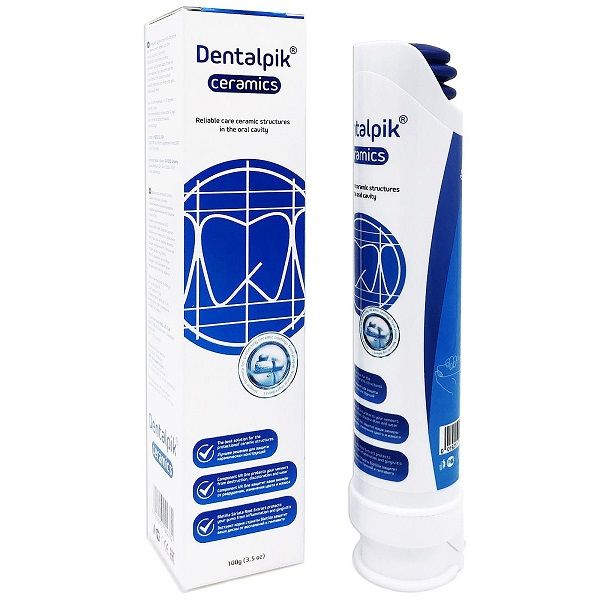 Паста зубная для виниров и керамических конструкций Ceramics Dentalpik 100г фото №4