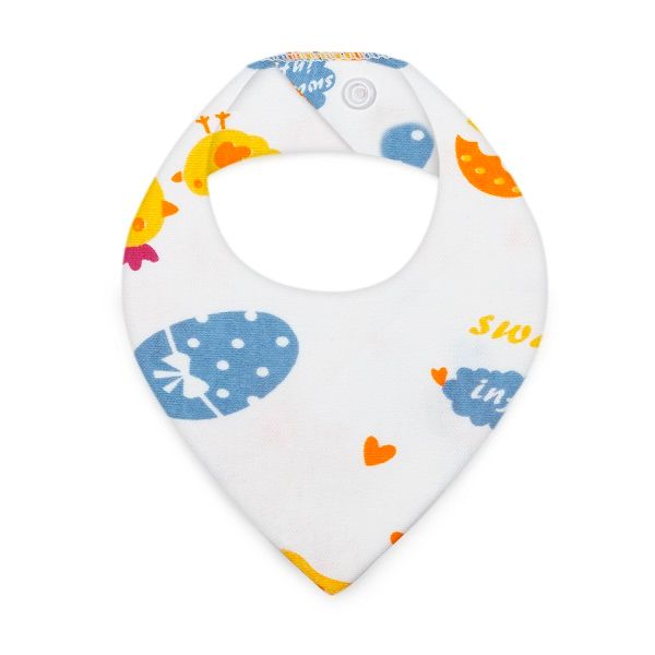 Слюнявчик из 100% хлопка Mother Care Желтый 1 шт NDCG фото №2
