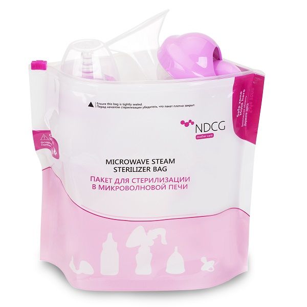 Пакеты для стерилизации в микроволновой печи Mother Care 10 шт NDCG фото №7