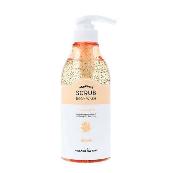 Скраб для тела парфюмированный Perfume scrub bodywash happy breeze Village 11 Factory 500мл