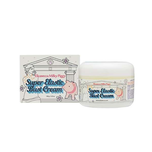 Массажный крем для упругости бюста Milky piggy super elastic bust cream Elizavecca 100г