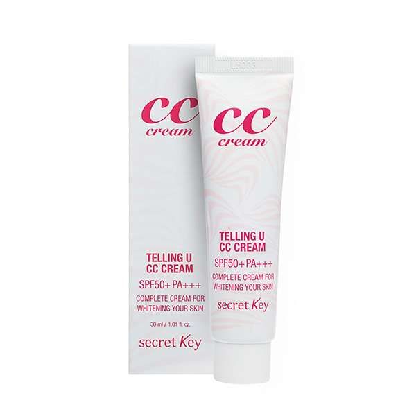 СС-Крем для лица осветляющий SPF50+/PA+++ Telling secret Key 30мл