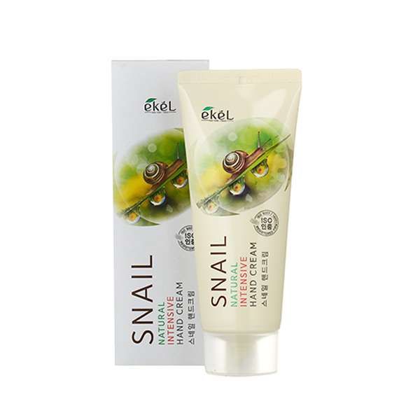 Крем для рук питательный с муцином улитки Snail natural intensive hand cream Ekel/Екель 100мл