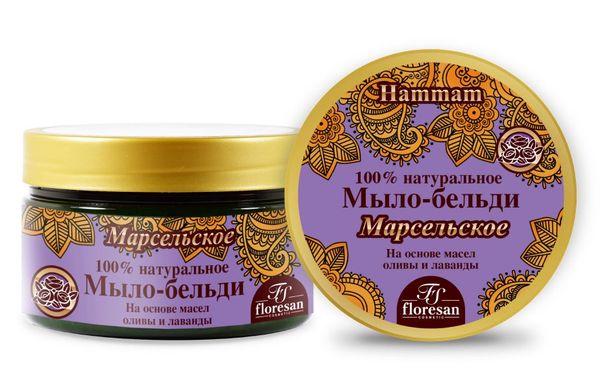 Мыло-бельди мягкое Марсельское Floresan/Флоресан банка 300мл
