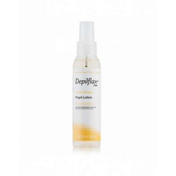 Лосьон перед депиляцией очищающий и дезинфицирующий Prepil Lotion Depilflax 125мл