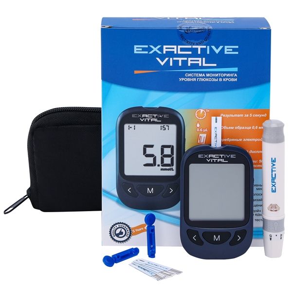 Глюкометр Exactive Vital фото №2