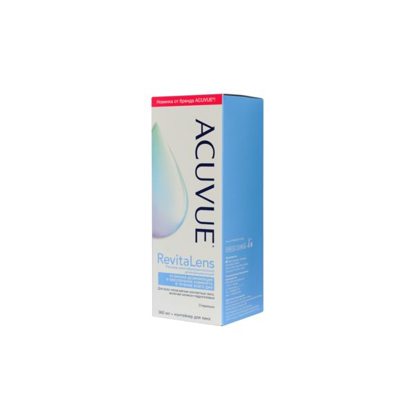 Раствор для ухода за контактными линзами RevitaLens Acuvue 360мл фото №3