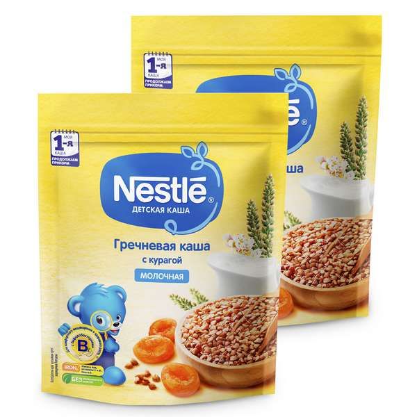 Каша сухая молочная Гречка Курага doy pack Nestle/Нестле 220г фото №11