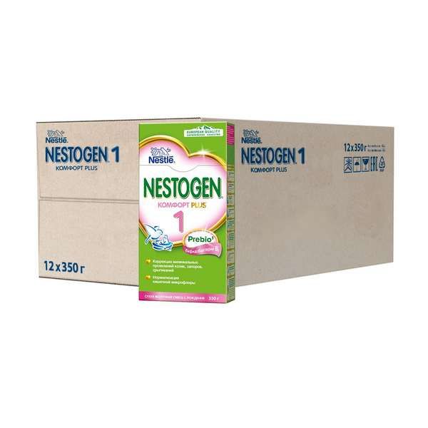 Смесь сухая молочная Комфорт Plus 1 Nestogen/Нестожен 350г фото №9