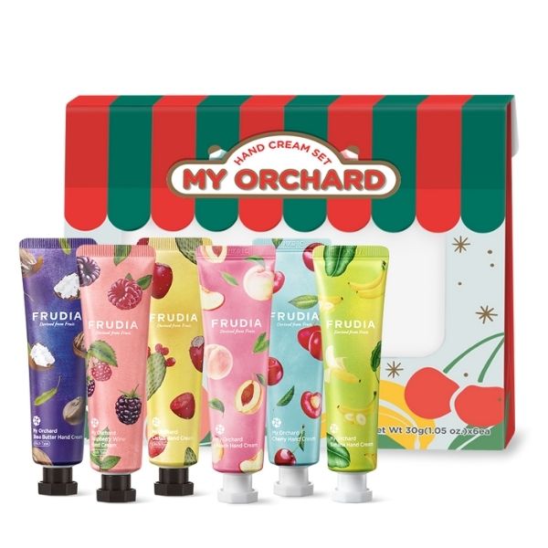Набор подарочный кремов для рук Коллекция Фруктовая ярмарка Frudia/Фрудия 6 х 30мл фото №2