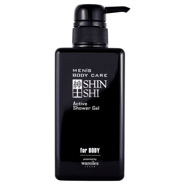 Гель для душа мужской тонизирующий Men's Body Care Active Shower Gel Shinshi 500 мл