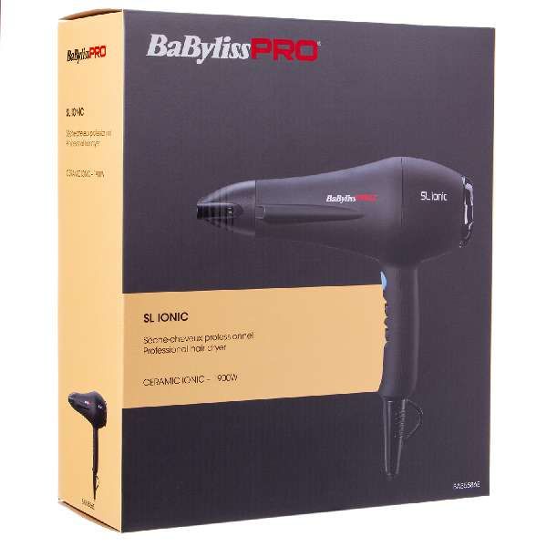 Фен черный SL Ionic Soft Touch Pro Babyliss/Бэбилис фото №4