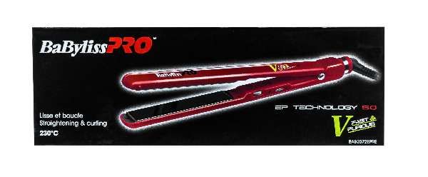 Щипцы-выпрямители красные Sleek Expert Babyliss/Бэбилис