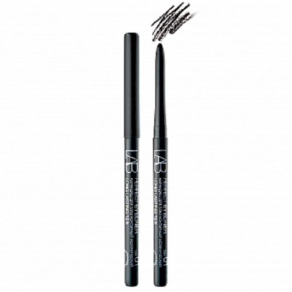 Карандаш д/глаз контур. механич. тон 01 черный матовый Perfect Eyeliner Long Lasting 12h LAB colour Белита 4г