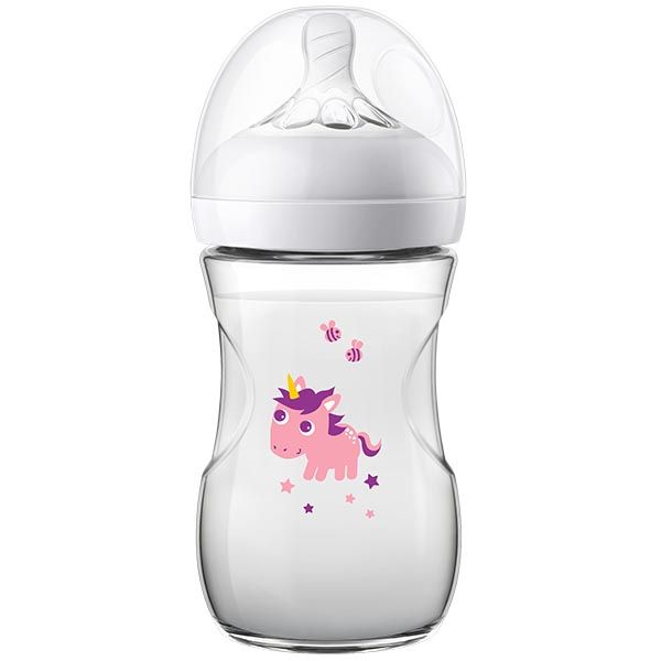 Бутылочка для кормления с силиконовой соской с 1 мес. Natural Philips Avent 260мл (SCF070/25) фото №4