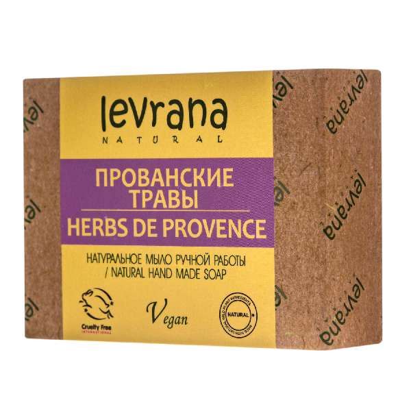 Мыло натуральное ручной работы Прованские травы Levrana/Леврана 100г фото №3