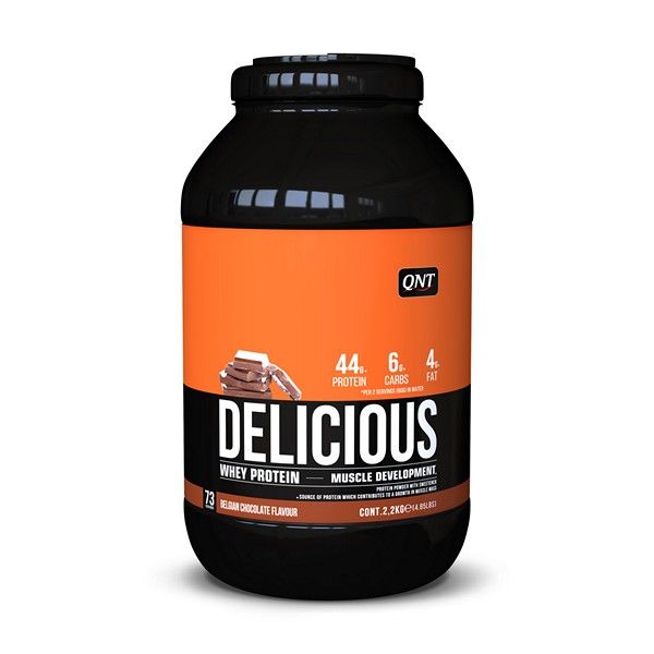 Сывороточный белок Delicious Protein Whey (Делишес Протеин Вей) Бельгийский шоколад QNT 2,2кг