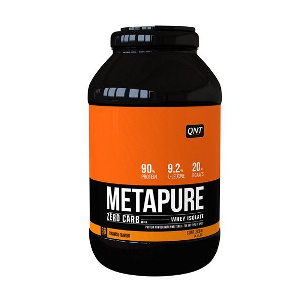 Протеин Изолят сывороточного белка Metapure Zero Carb (Метапьюр Вэй Изолят Зеро Карб) Тирамису QNT 2кг