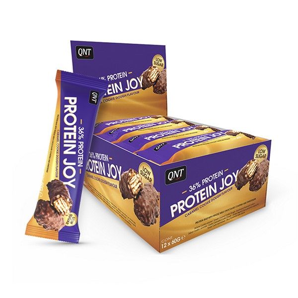 Батончик Protein Joy (Протеин Джой) Карамельное печенье QNT 12х60г