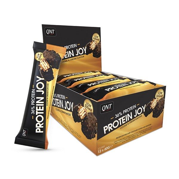 Батончик Protein Joy (Протеин Джой) Печенье и крем QNT 12х60г