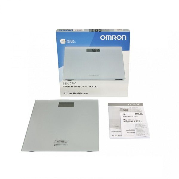 Весы цифровые персональные серые HN-289 Omron/Омрон фото №4