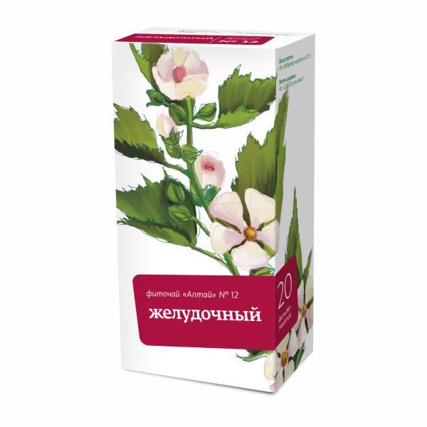 Фиточай Алтай №12 Желудочный фильтр-пакет 2г 20шт