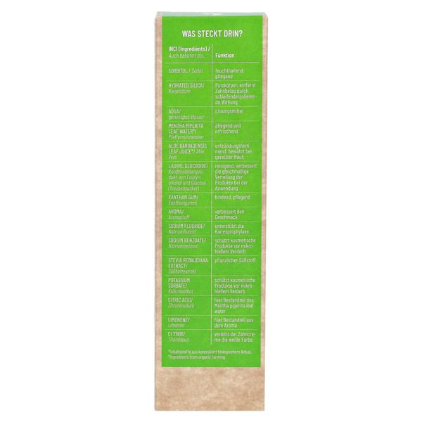 Зубная паста с био-мятой вегетарианская Naturals One Drop Only 75мл фото №2