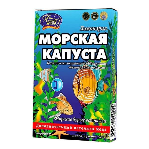 Морская капуста (ламинария) Линия жизни порошок для приема внутрь 100г
