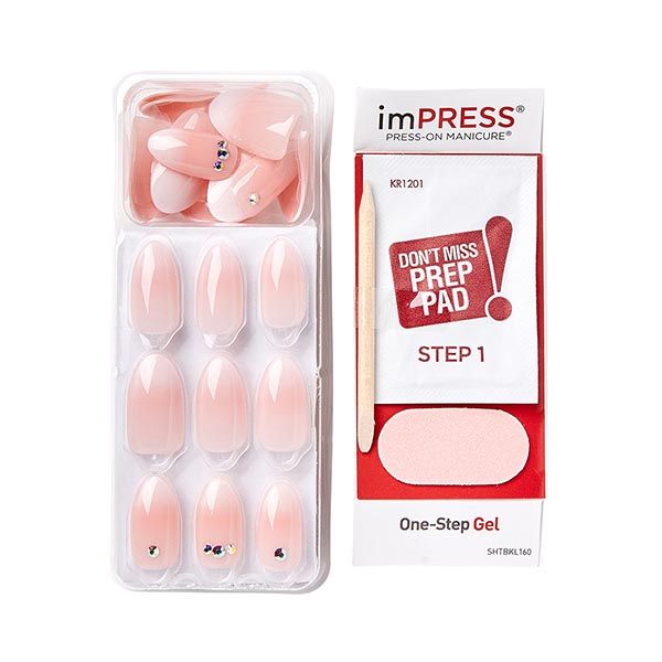 Лак твердый акцент романтичное настроение длина средняя Impress Manicure Color Kiss фото №2