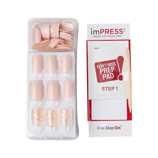 Лак твердый акцент первое свидание длина короткая Impress Manicure Color Kiss