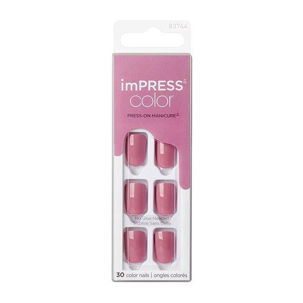 Лак твердый однотонный Бархатный Лепесток длина короткая Impress Manicure Color Kiss фото №2