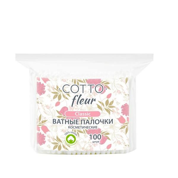 Ватные палочки Classic Fleur Cotto 100шт