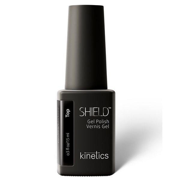 Покрытие верхнее для гель-лака без липкого слоя Shield Classic Top Coat Tack Free Kinetics 15мл