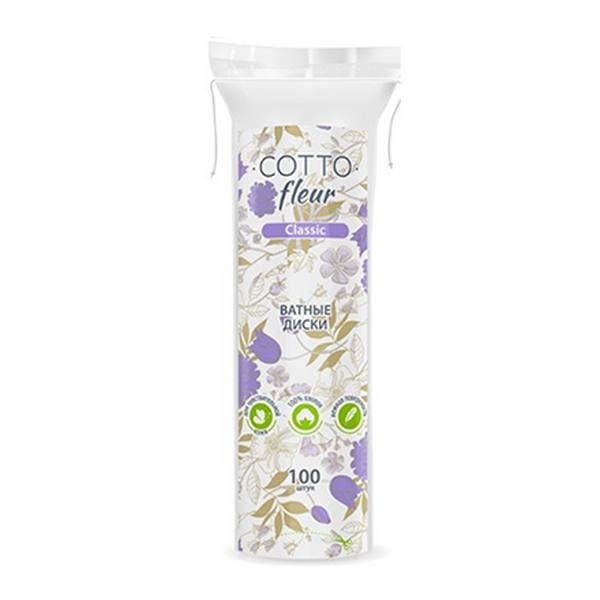 Ватные диски Classic Fleur Cotto 100шт