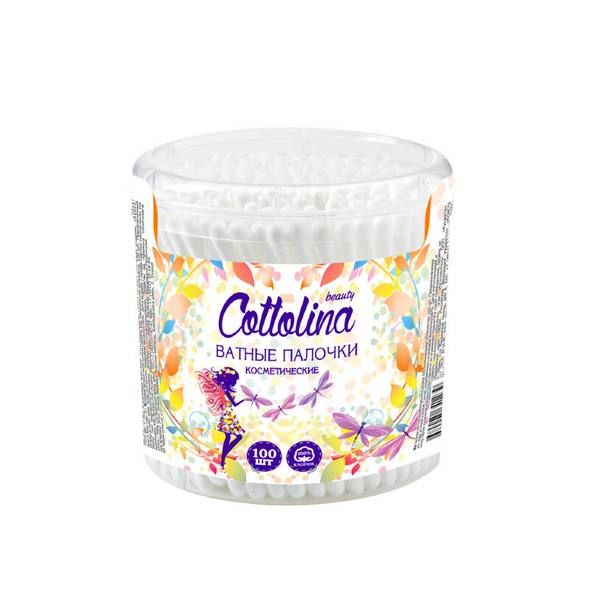 Ватные палочки Cottolina Cotto банка 100шт