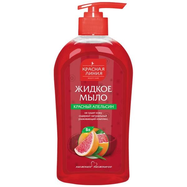 Мыло жидкое красный апельсин Красная Линия 520г